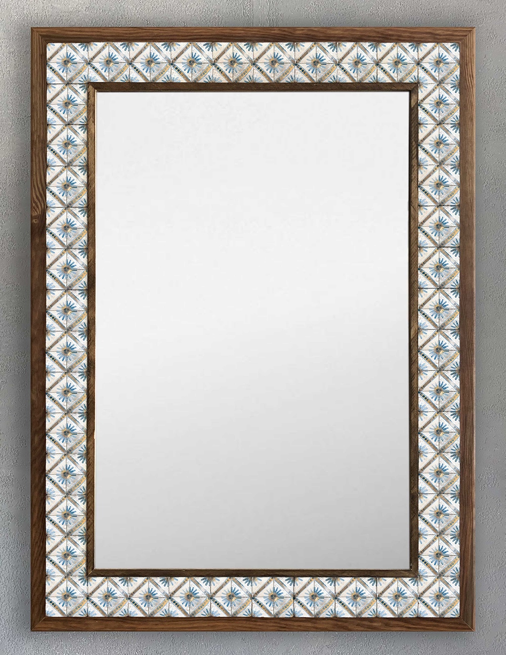 OSCAR STONE DECOR ÇERÇEVELİ MOZAİK DOĞALTAŞ AYNA / AYN5070-101