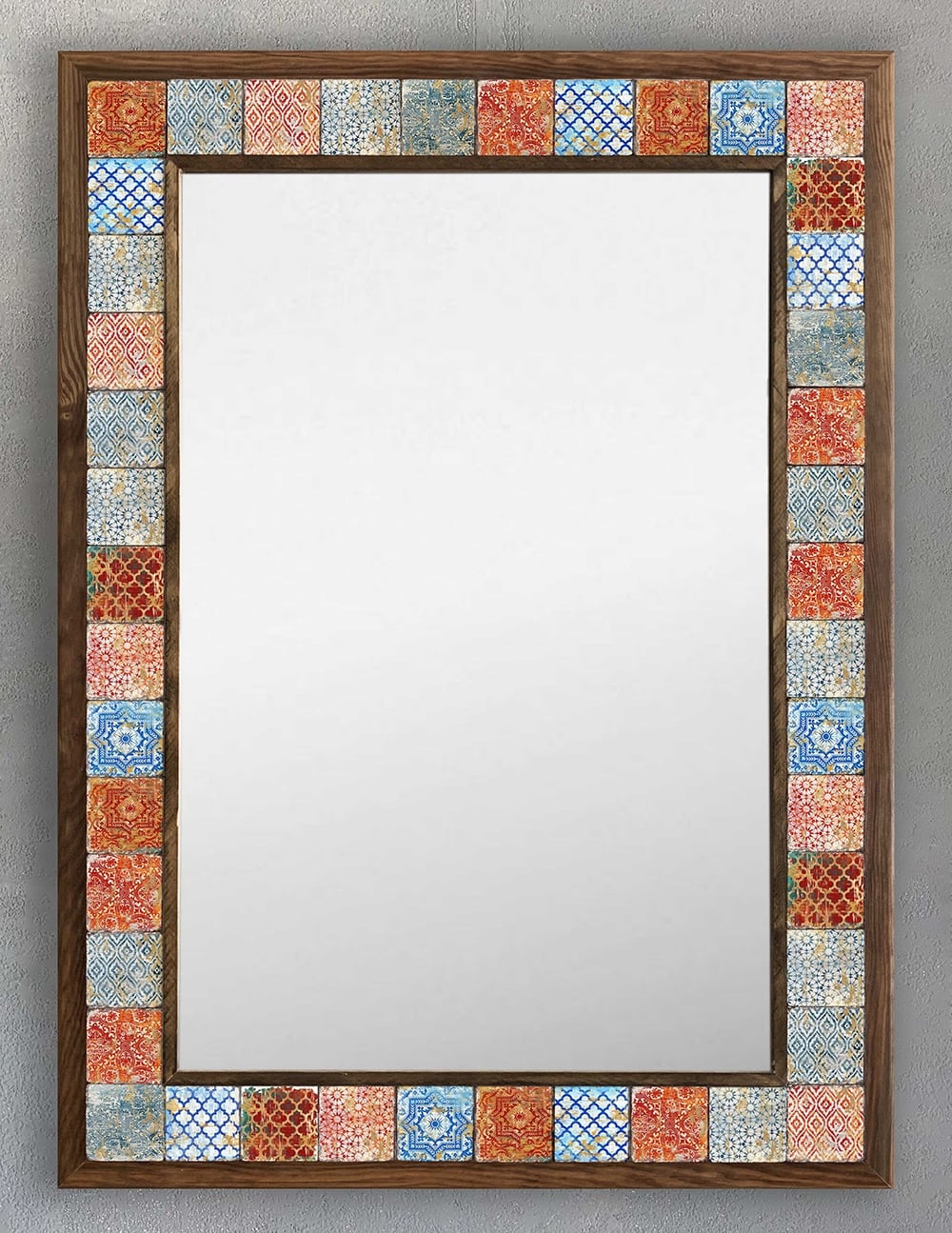 OSCAR STONE DECOR ÇERÇEVELİ MOZAİK DOĞALTAŞ AYNA / AYN5070-018