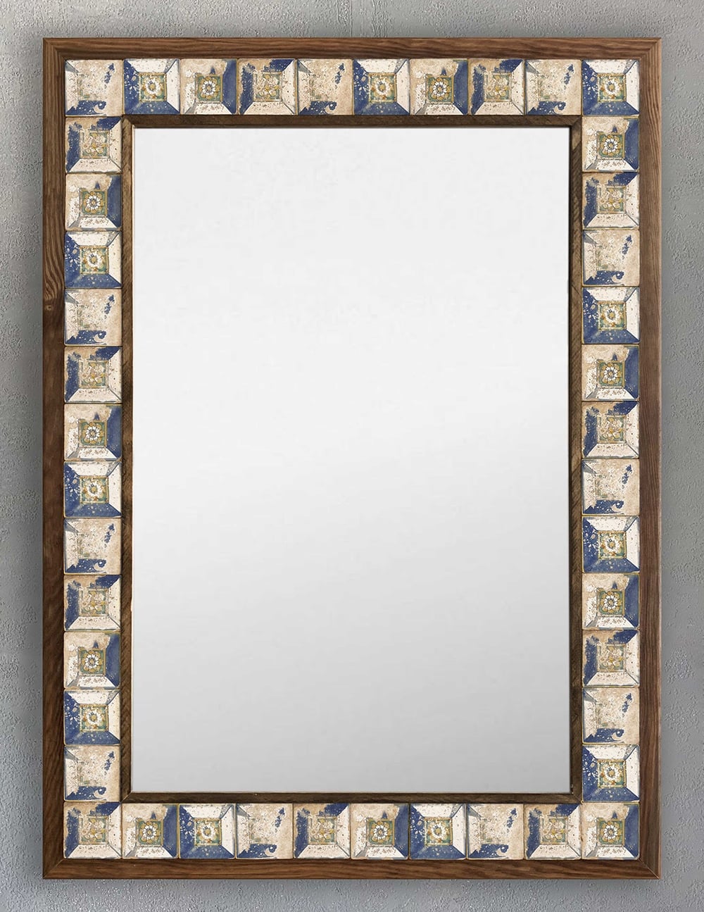OSCAR STONE DECOR ÇERÇEVELİ MOZAİK DOĞALTAŞ AYNA / AYN5070-108