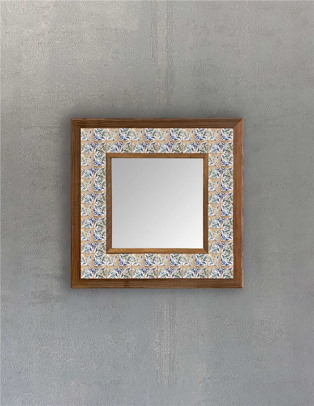OSCAR STONE DECOR ÇERÇEVELİ MOZAİK DOĞALTAŞ AYNA / AYN3030-104