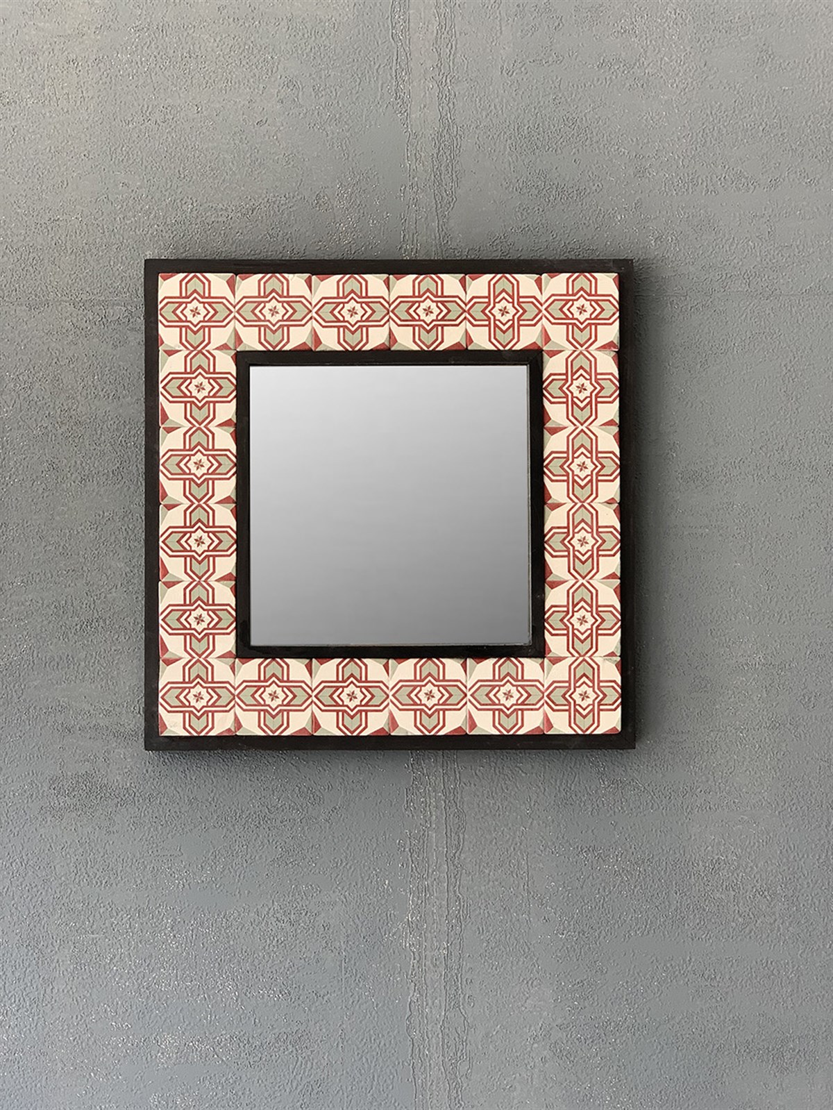 OSCAR STONE DECOR ÇERÇEVELİ MOZAİK DOĞALTAŞ AYNA / AYN-057
