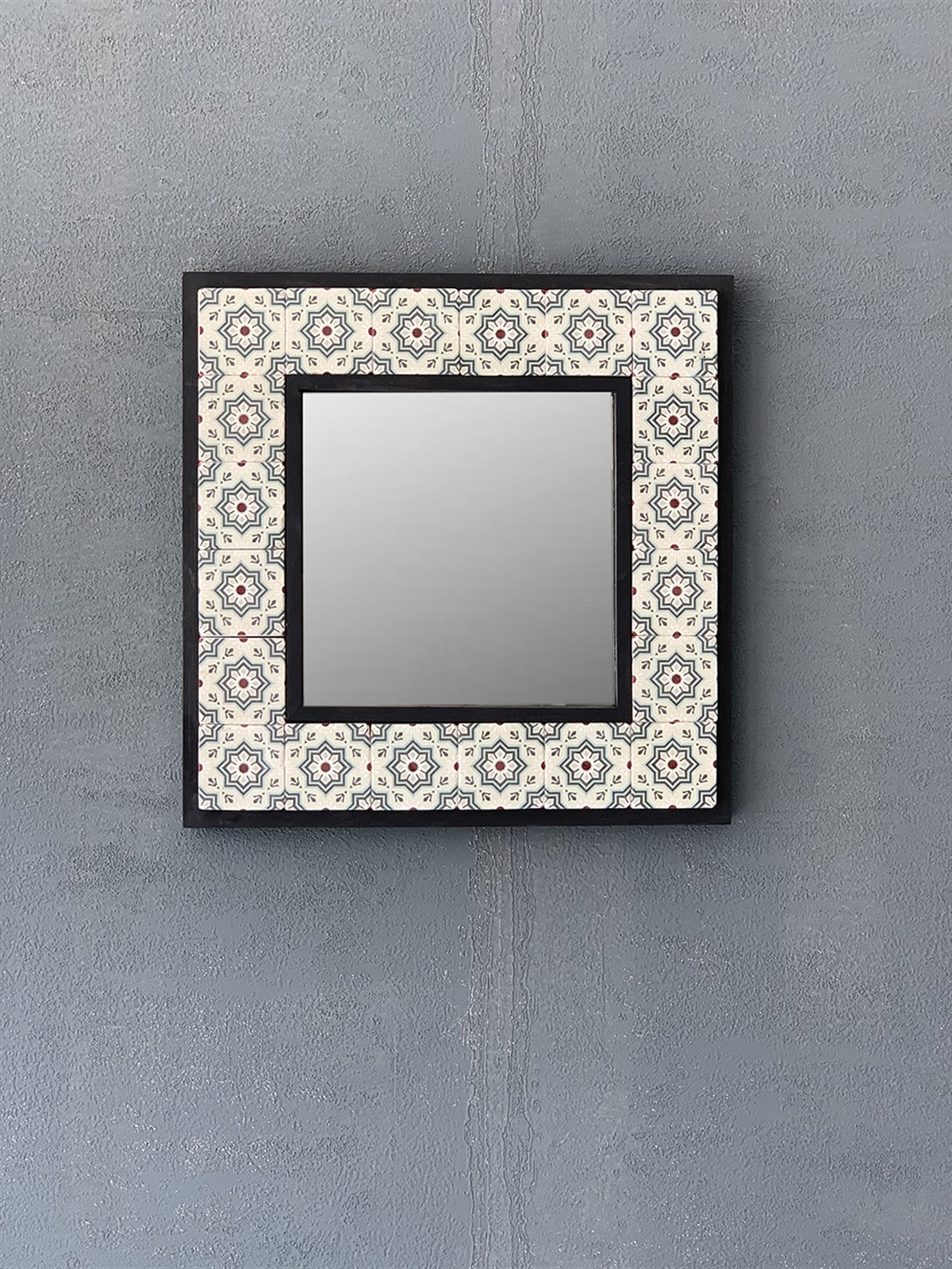 OSCAR STONE DECOR ÇERÇEVELİ MOZAİK DOĞALTAŞ AYNA / AYN-059