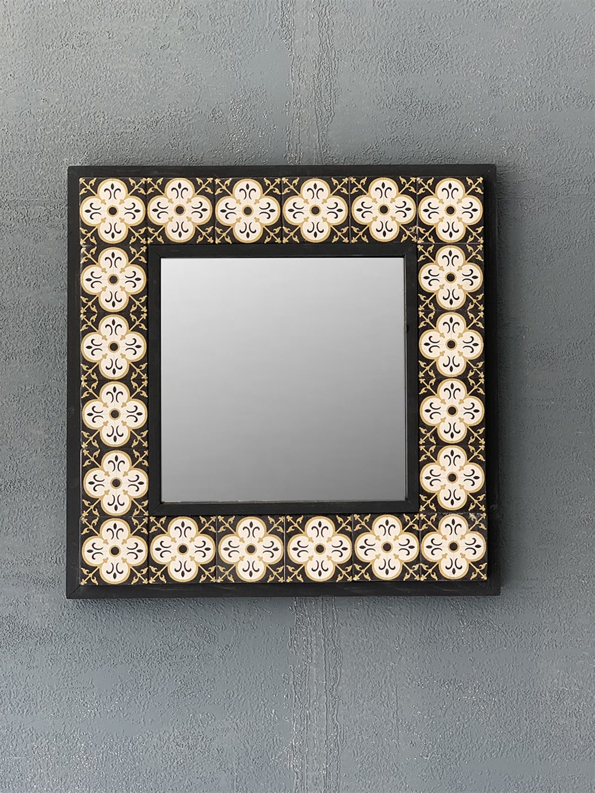 OSCAR STONE DECOR ÇERÇEVELİ MOZAİK DOĞALTAŞ AYNA / AYN-056