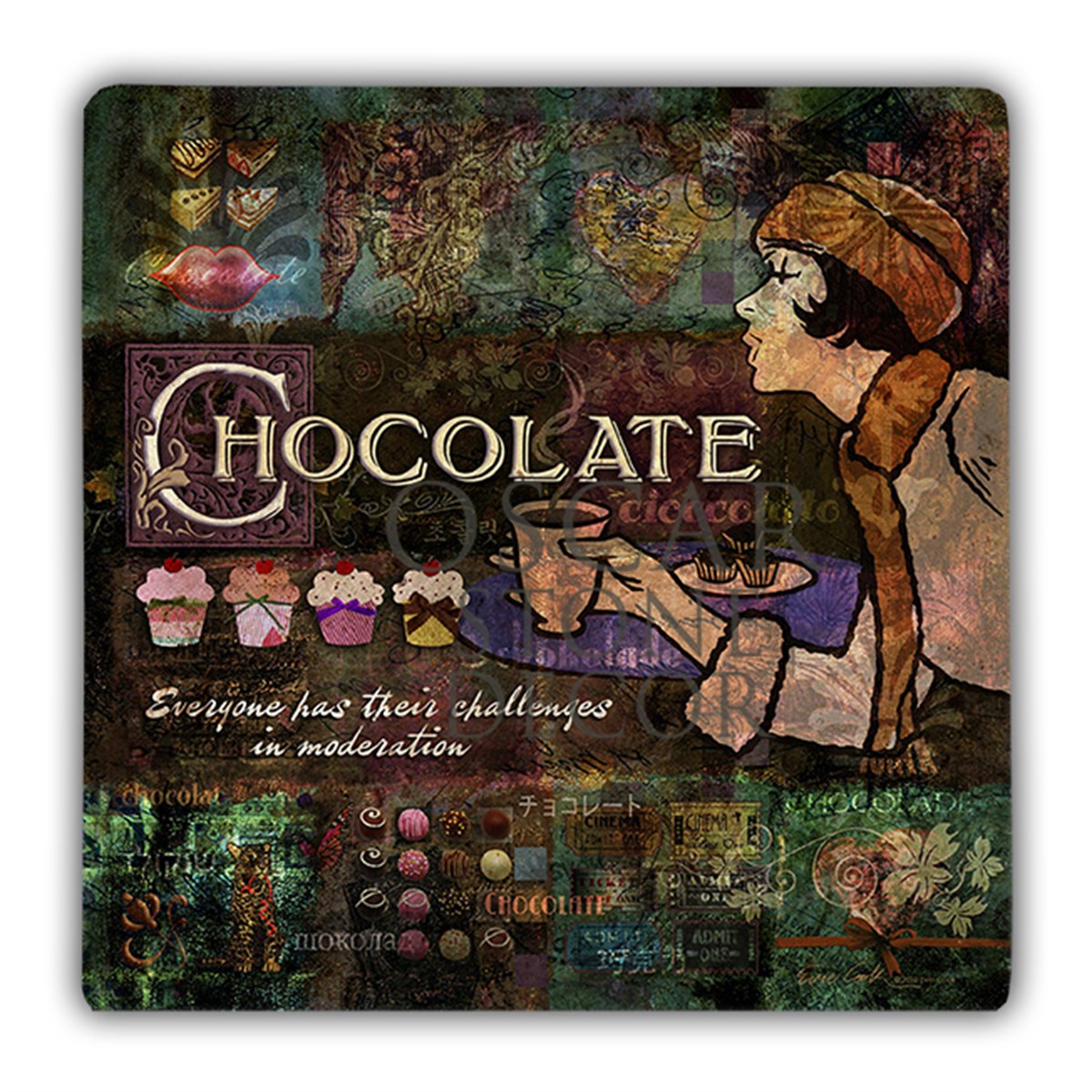 OSCAR STONE DECOR CHOCALATE DOĞALTAŞ DUVAR DEKORU / DD23 (WALL DECOR)