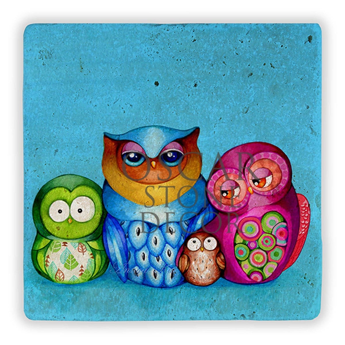 OSCAR STONE DECOR COLOR OWL II DOĞALTAŞ DUVAR DEKORU / DD138 (WALL DECOR)