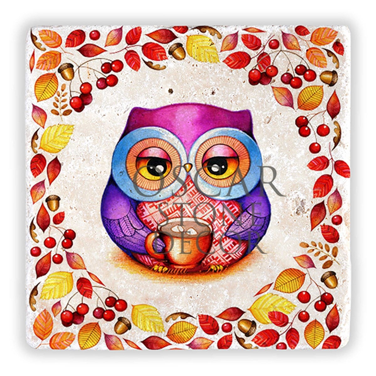 OSCAR STONE DECOR COLOR OWL IV DOĞALTAŞ DUVAR DEKORU / DD140 (WALL DECOR)