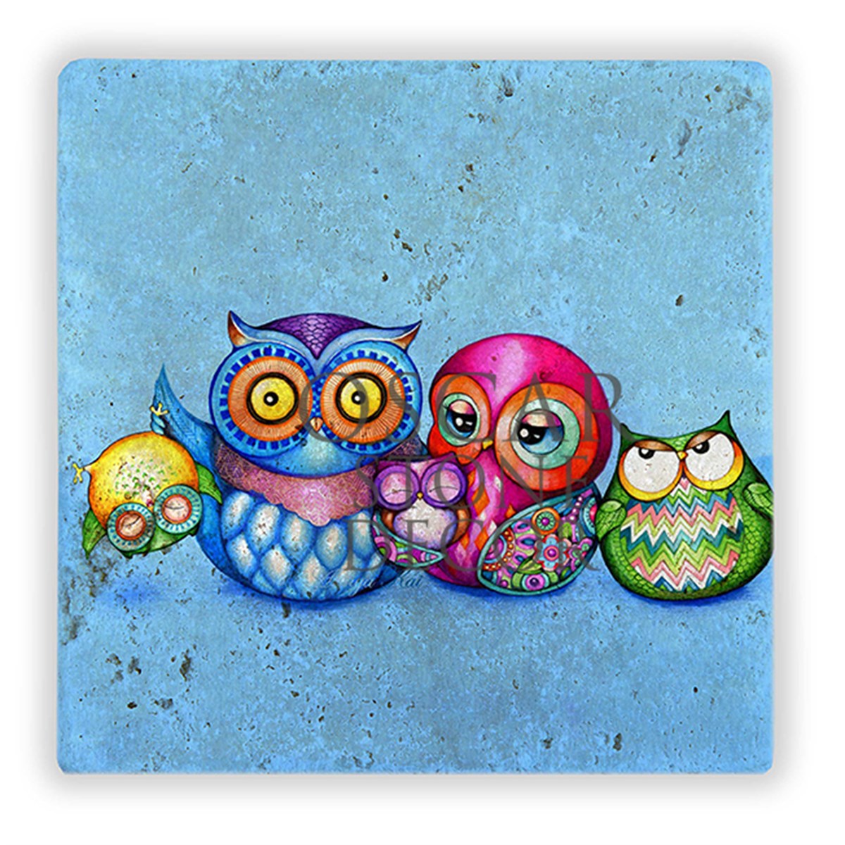 OSCAR STONE DECOR COLOR OWL VI DOĞALTAŞ DUVAR DEKORU / DD278 (WALL DECOR)