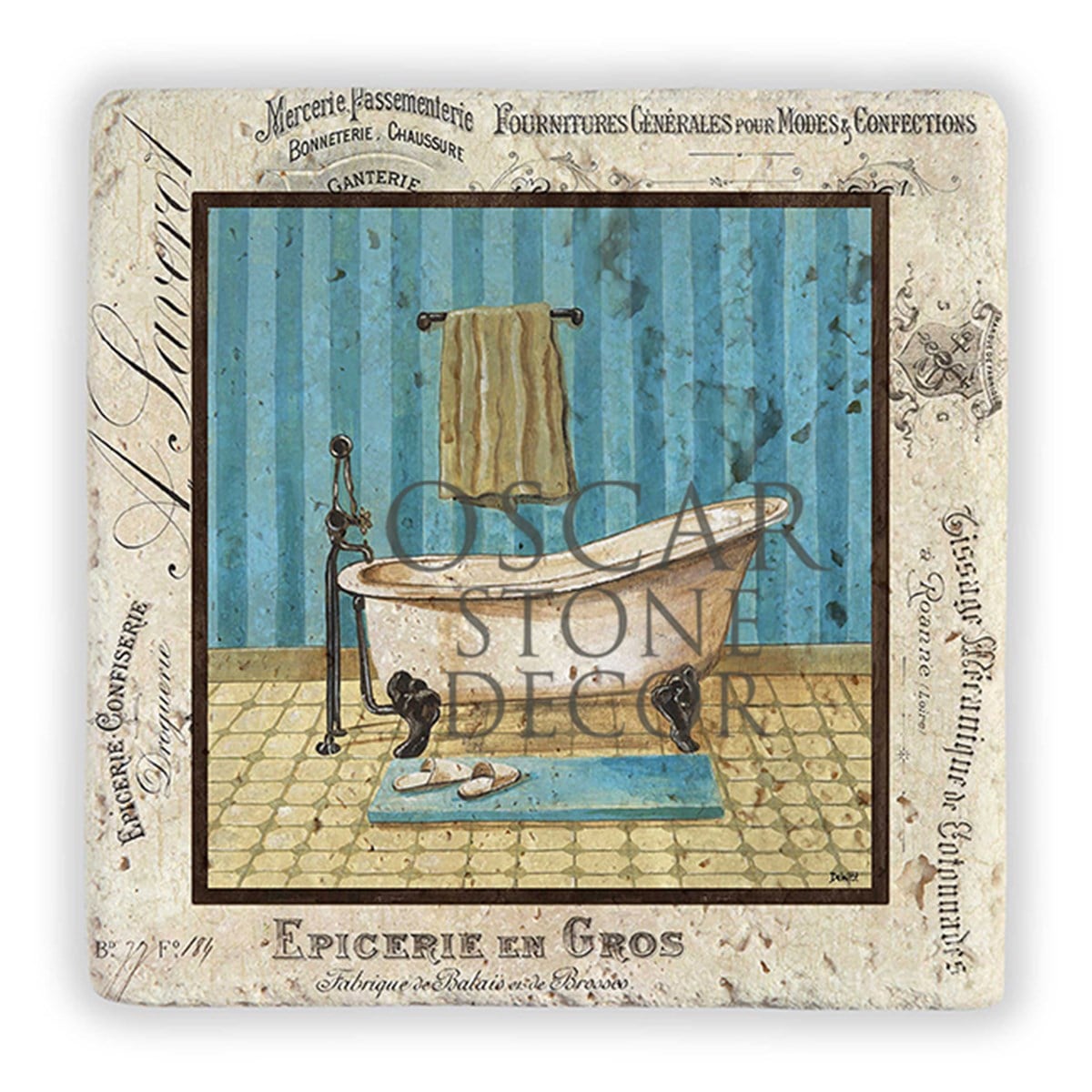 OSCAR STONE DECOR COOL BATH DOĞALTAŞ DUVAR DEKORU / DD347 (WALL DECOR)