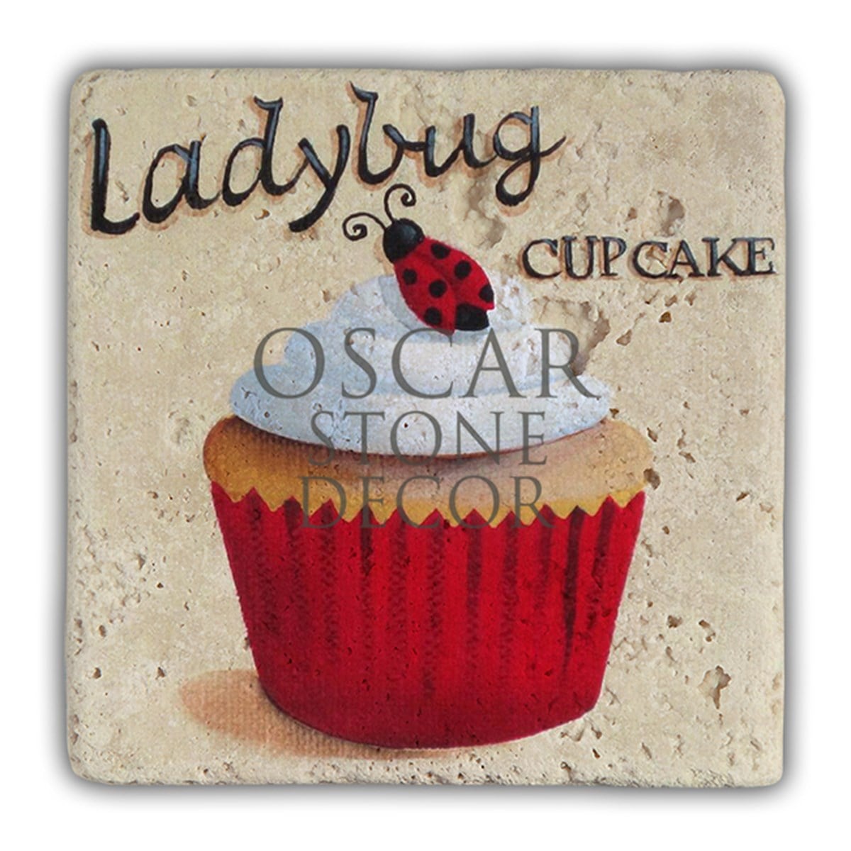 OSCAR STONE DECOR CUPCAKE DOĞALTAŞ DUVAR DEKORU / DD05 (WALL DECOR)