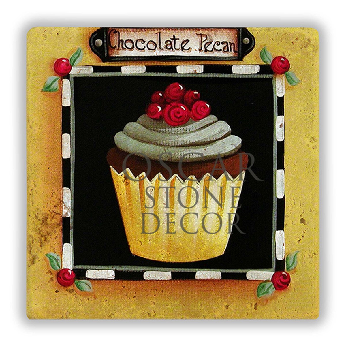 OSCAR STONE DECOR CUPCAKE PECAN DOĞALTAŞ DUVAR DEKORU / DD264 (WALL DECOR)