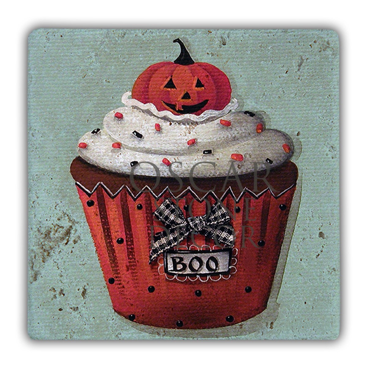 OSCAR STONE DECOR DD031-HALLOWEEN MUFFIN DOĞALTAŞ DUVAR DEKORU / DD31 (WALL DECOR)