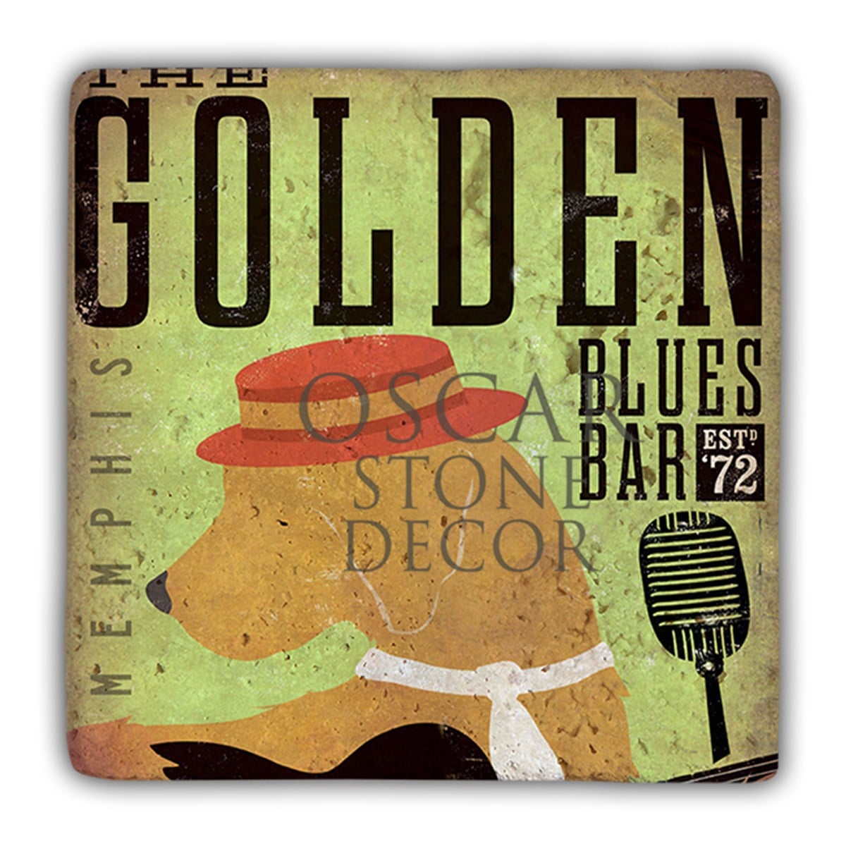 OSCAR STONE DECOR DD056-GOLDEN BLUES BAR DOĞALTAŞ DUVAR DEKORU / DD56 (WALL DECOR)