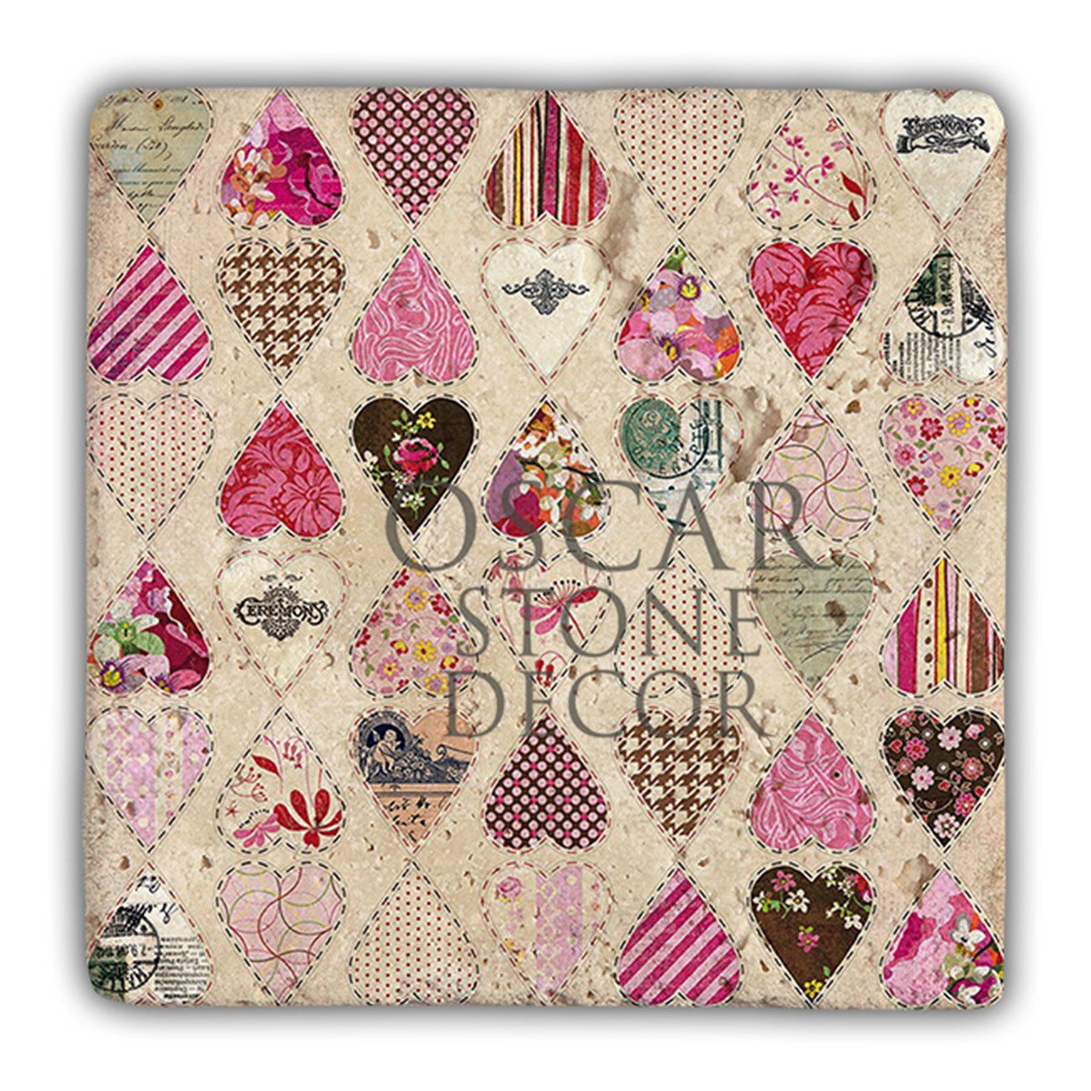 OSCAR STONE DECOR DD061-PATCHWORK KALPLER DOĞALTAŞ DUVAR DEKORU / DD61 (WALL DECOR)