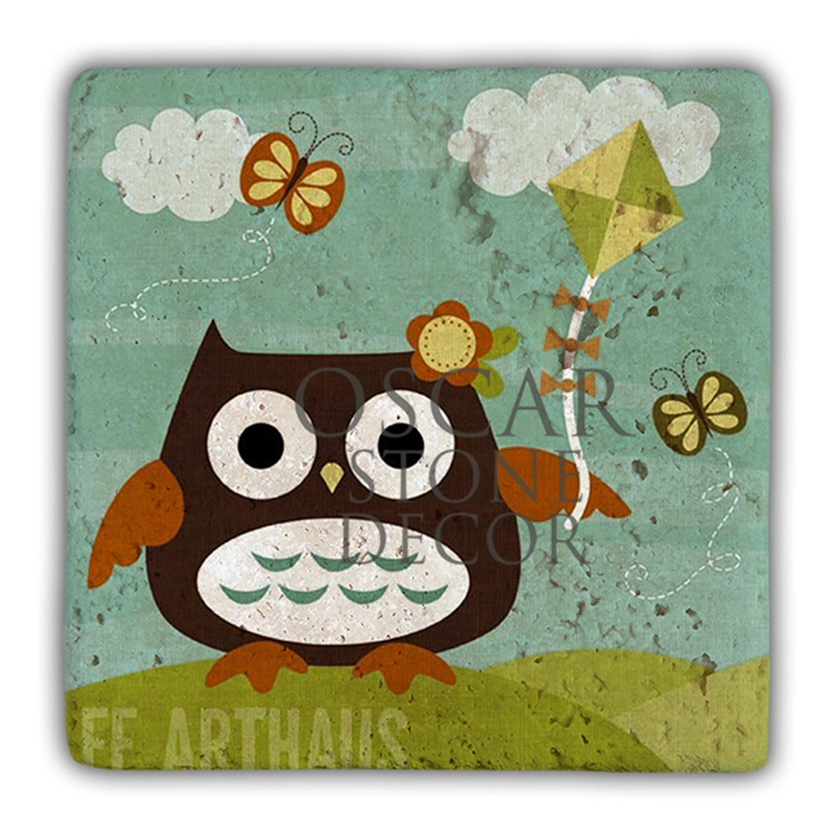 OSCAR STONE DECOR DD070-UÇURTMALI BAYKUŞ DOĞALTAŞ DUVAR DEKORU / DD70 (WALL DECOR)