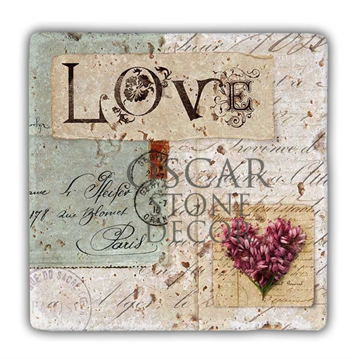 OSCAR STONE DECOR DD076-LOVE DOĞALTAŞ DUVAR DEKORU / DD76 (WALL DECOR)