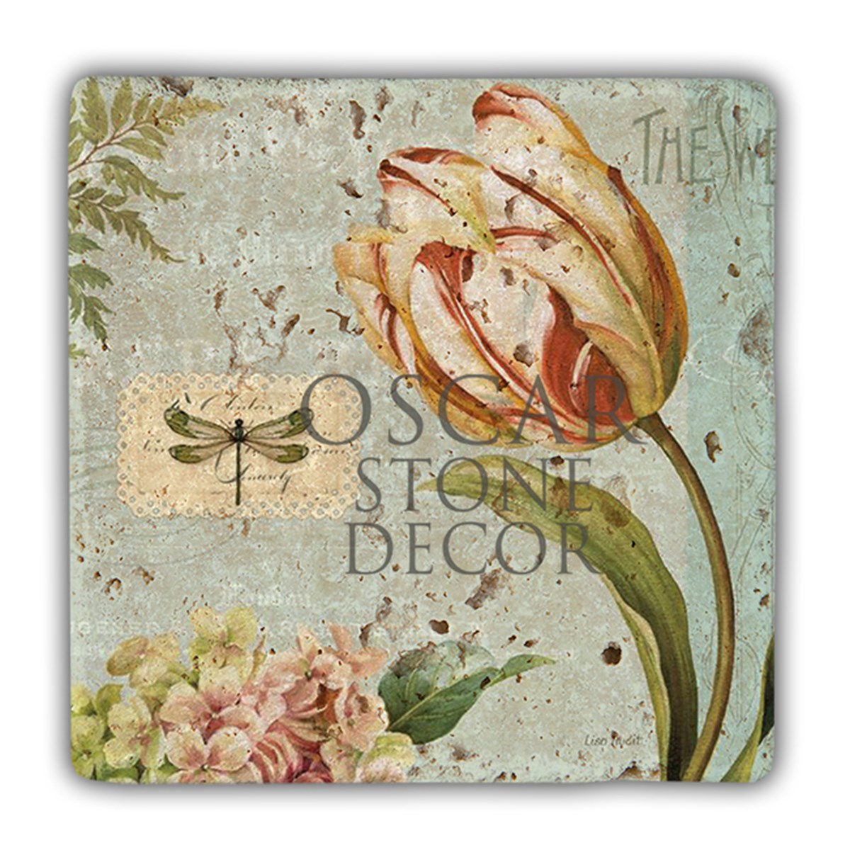 OSCAR STONE DECOR DD080-YUSUFÇUK VE ÇİÇEK DOĞALTAŞ DUVAR DEKORU / DD80 (WALL DECOR)