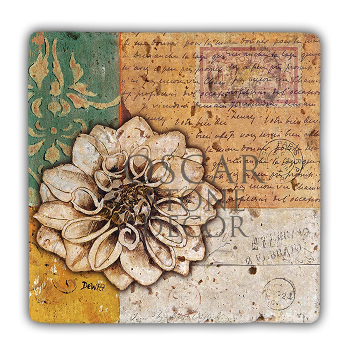 OSCAR STONE DECOR DD098-PARS FLEUR DOĞALTAŞ DUVAR DEKORU / DD98 (WALL DECOR)