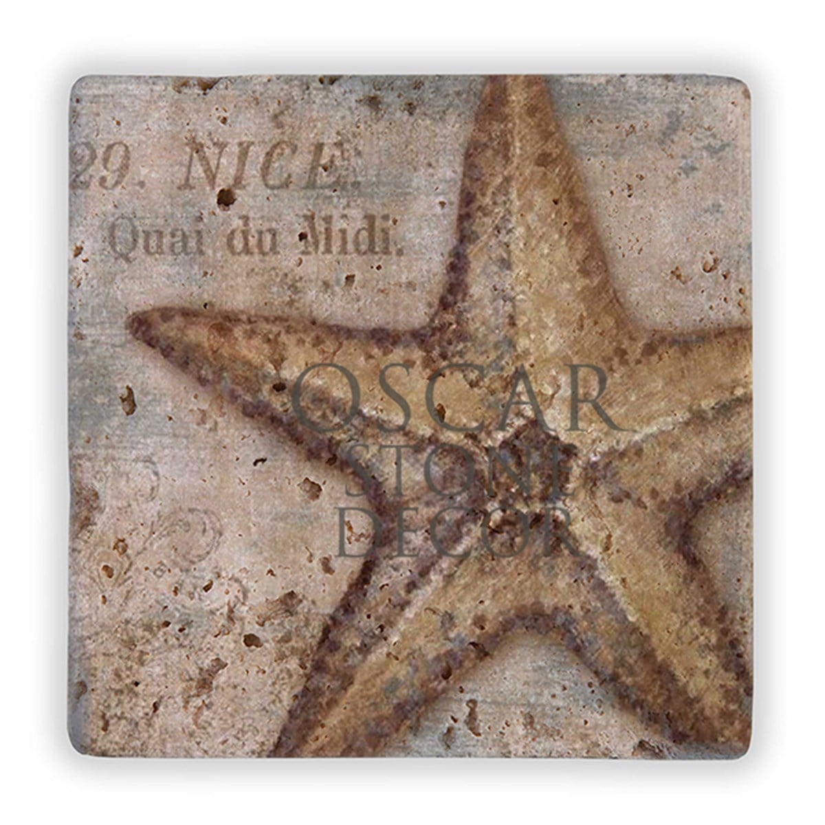 OSCAR STONE DECOR DENİZ YILDIZI DOĞALTAŞ DUVAR DEKORU / DD239 (WALL DECOR)