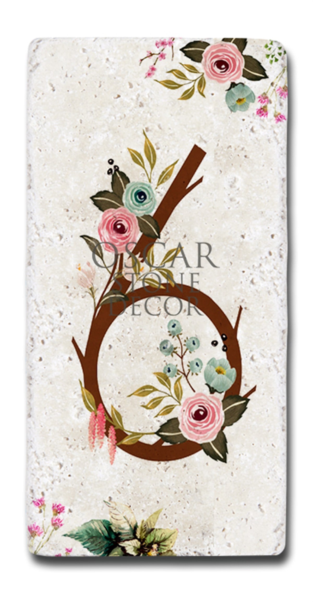 OSCAR STONE DECOR DOĞALTAŞ KAPI NUMARASI, 6 (DOOR NUMBER)