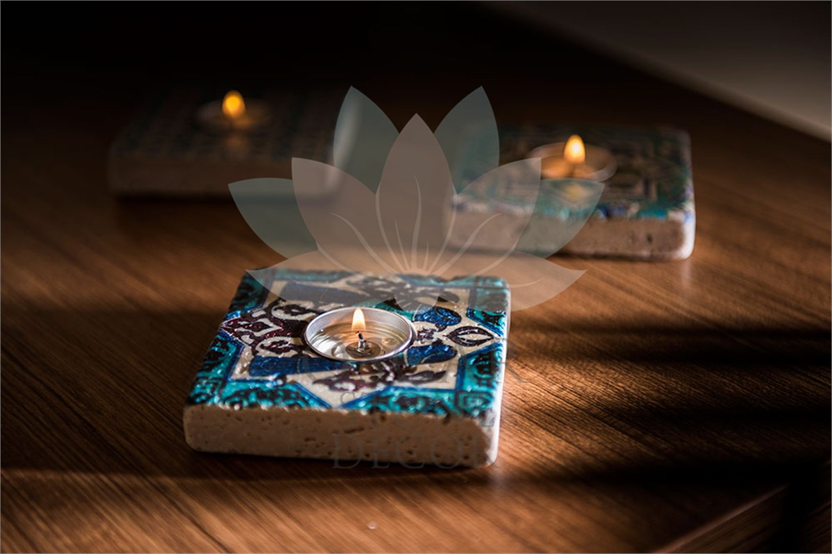 OSCAR STONE DECOR DOĞALTAŞ MUMLUK / ML-037 (CANDLE HOLDER)