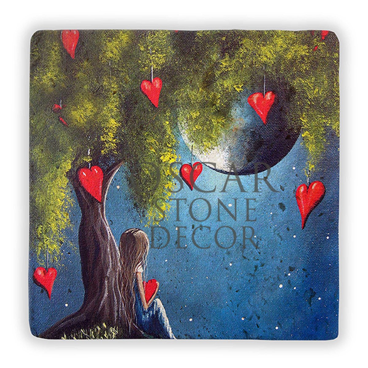 OSCAR STONE DECOR DREAM HEART DOĞALTAŞ DUVAR DEKORU / DD344 (WALL DECOR)