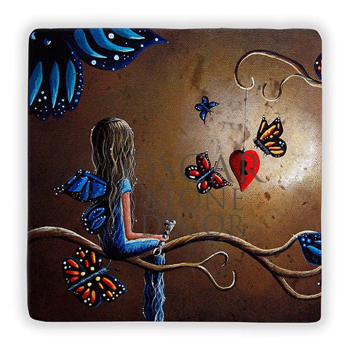 OSCAR STONE DECOR DREAM HEART III DOĞALTAŞ DUVAR DEKORU / DD346 (WALL DECOR)