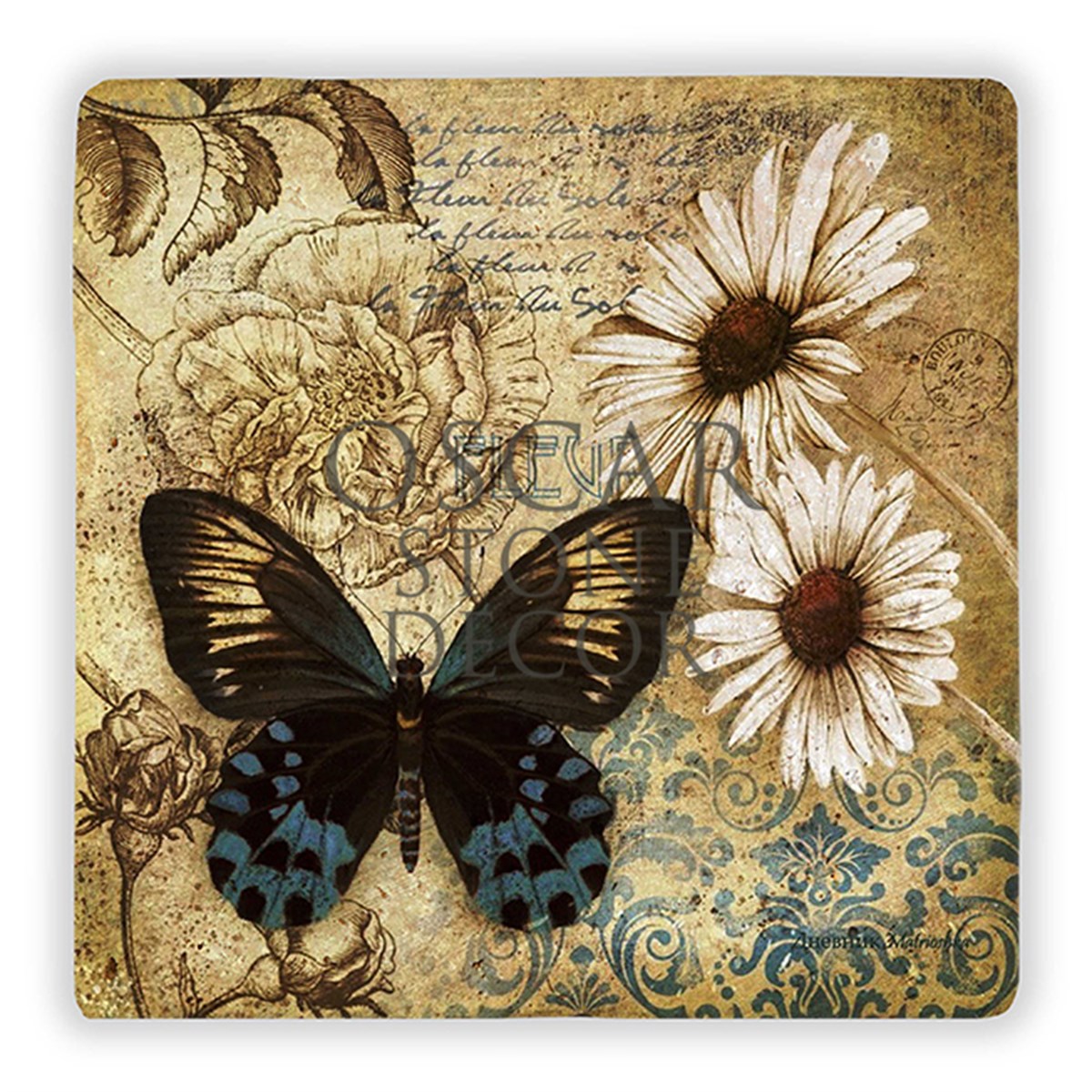 OSCAR STONE DECOR FLEUR DOĞALTAŞ DUVAR DEKORU / DD210 (WALL DECOR)