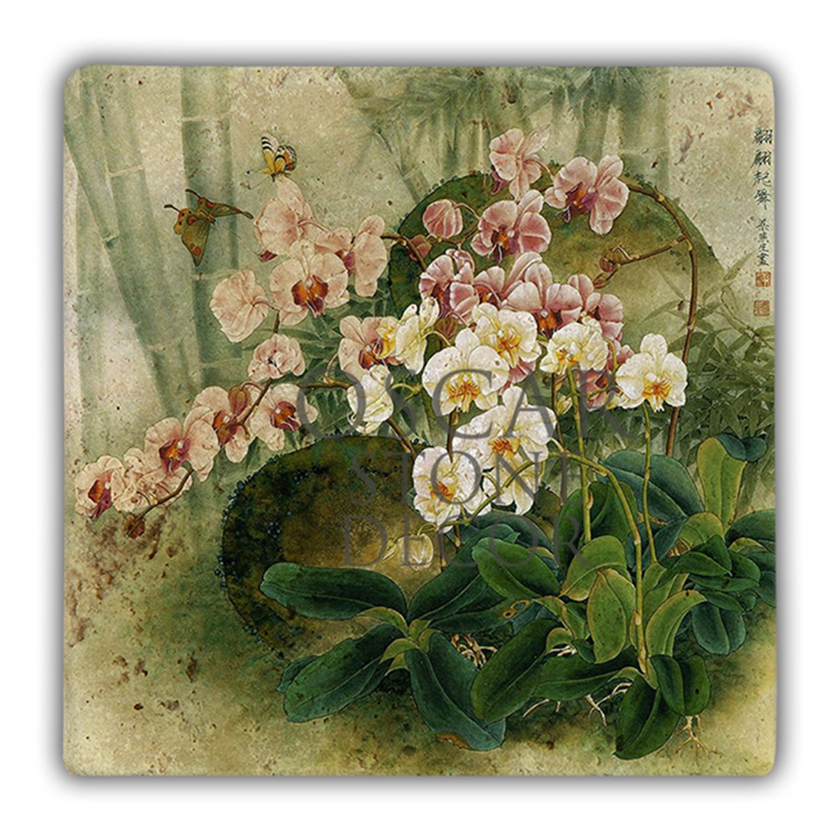 OSCAR STONE DECOR FLEURS DOĞALTAŞ DUVAR DEKORU / DD22 (WALL DECOR)