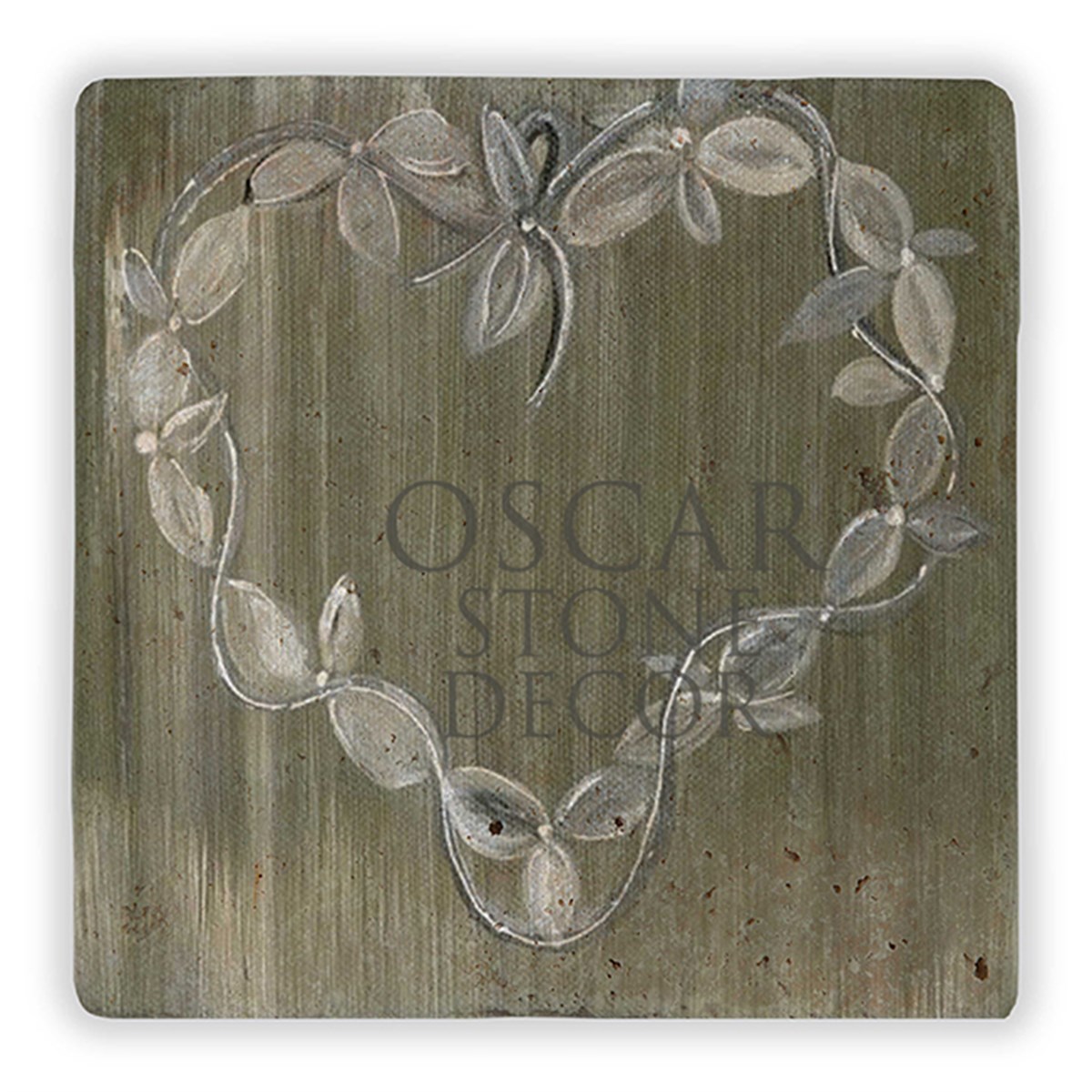OSCAR STONE DECOR FLOWER HEART DOĞALTAŞ DUVAR DEKORU / DD295 (WALL DECOR)