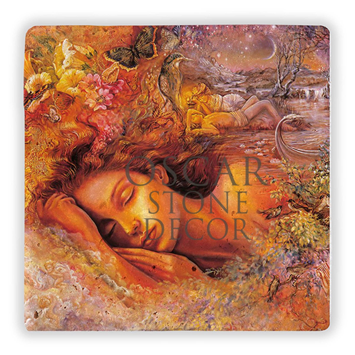 OSCAR STONE DECOR FLUE WOMEN DOĞALTAŞ DUVAR DEKORU / DD229 (WALL DECOR)