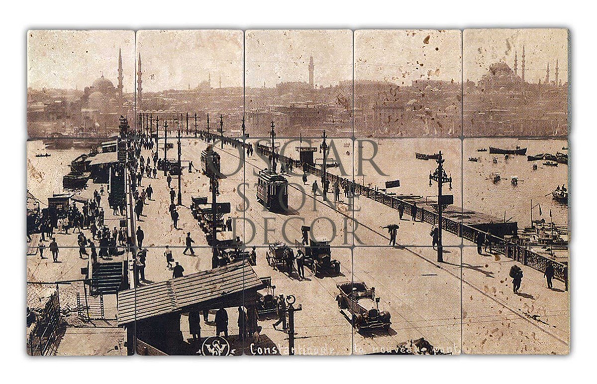 OSCAR STONE DECOR GALATA DOĞALTAŞ TABLO / TT116 (STONE TABLE)
