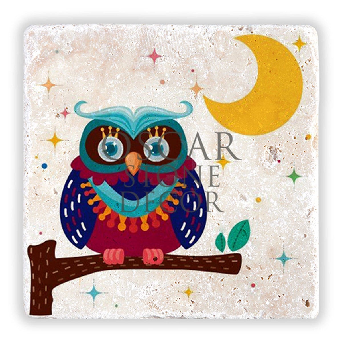 OSCAR STONE DECOR GECE KUŞU DOĞALTAŞ DUVAR DEKORU / DD181 (WALL DECOR)