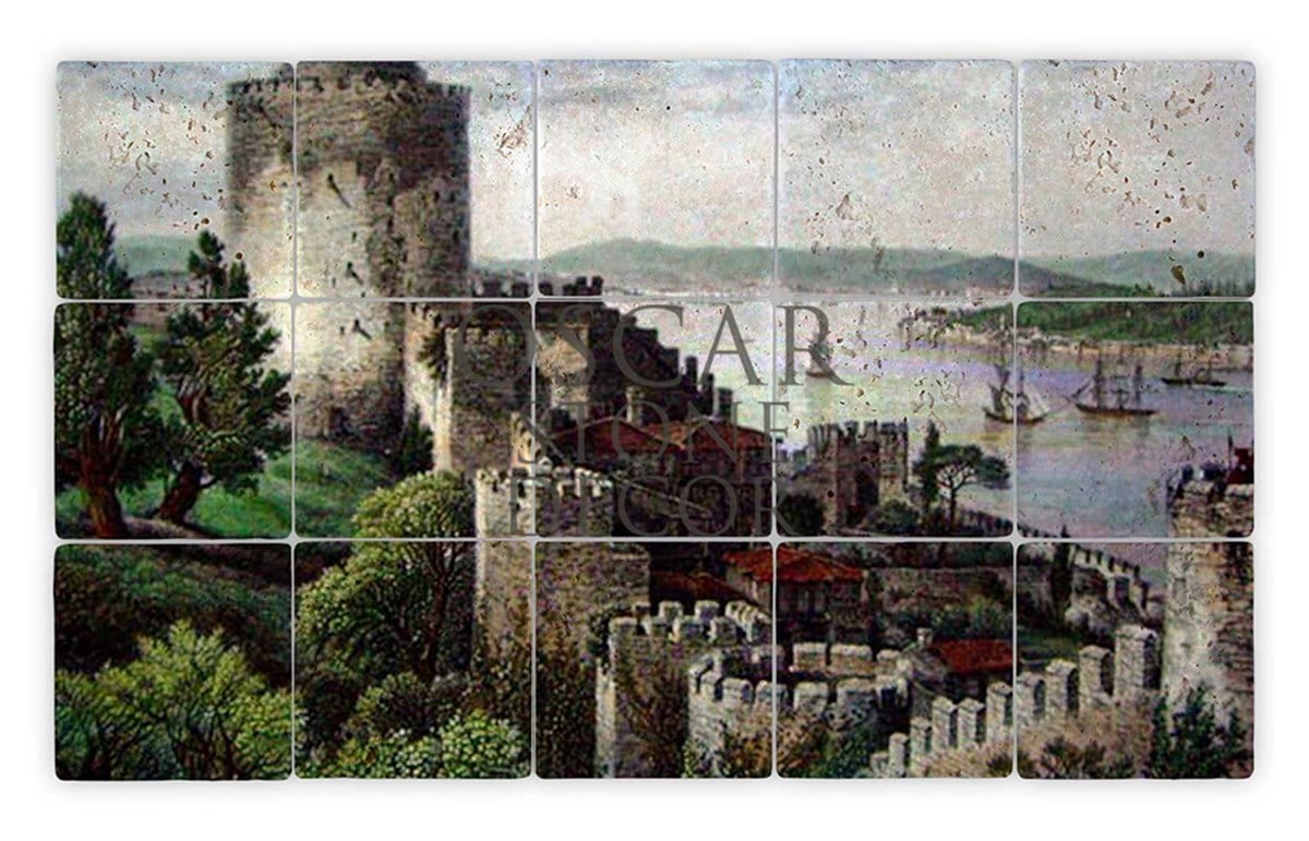 OSCAR STONE DECOR HİSAR II DOĞALTAŞ TABLO / TT111 (STONE TABLE)