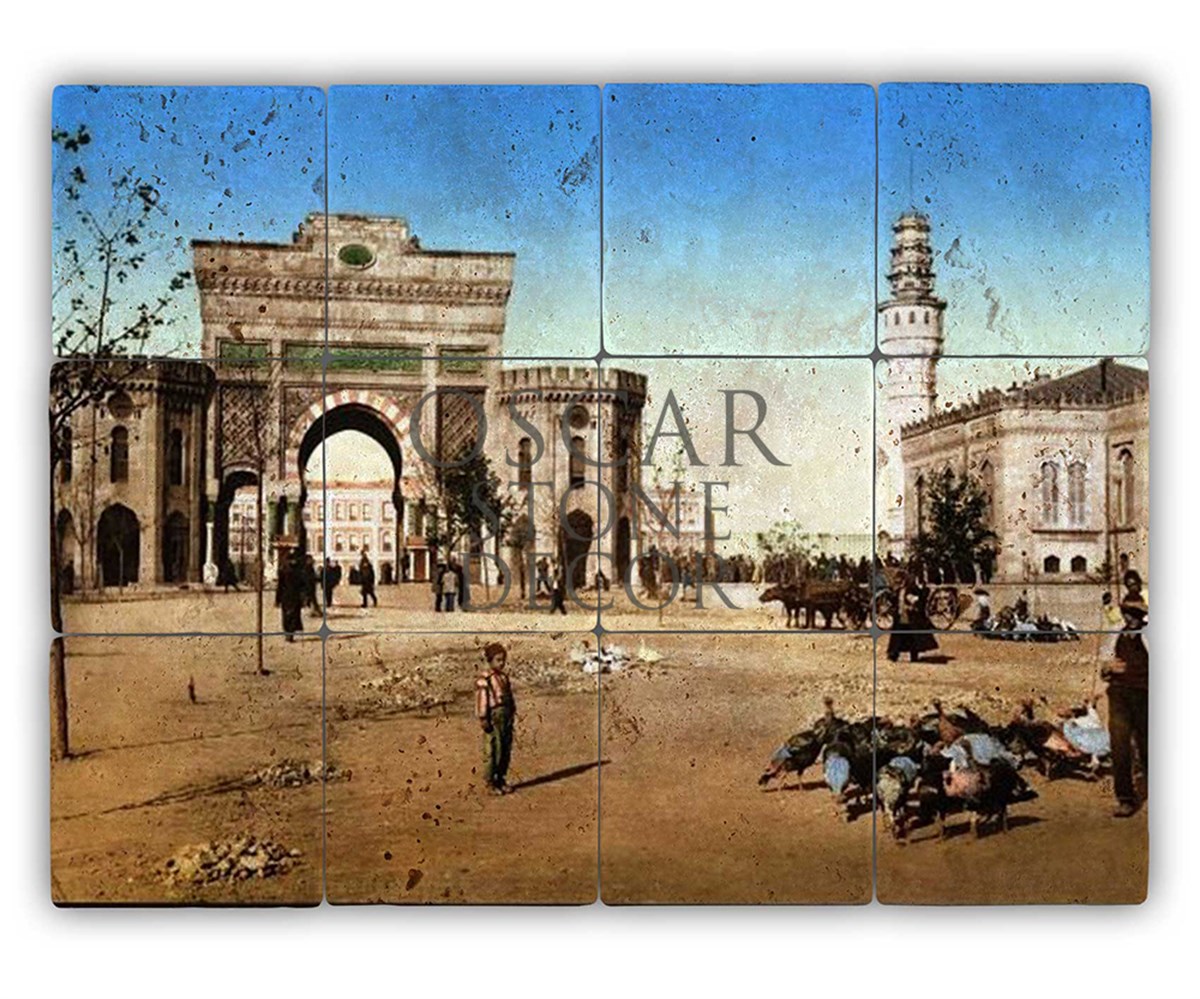 OSCAR STONE DECOR İSTANBUL ÜNV. DOĞALTAŞ TABLO / TT107 (STONE TABLE)