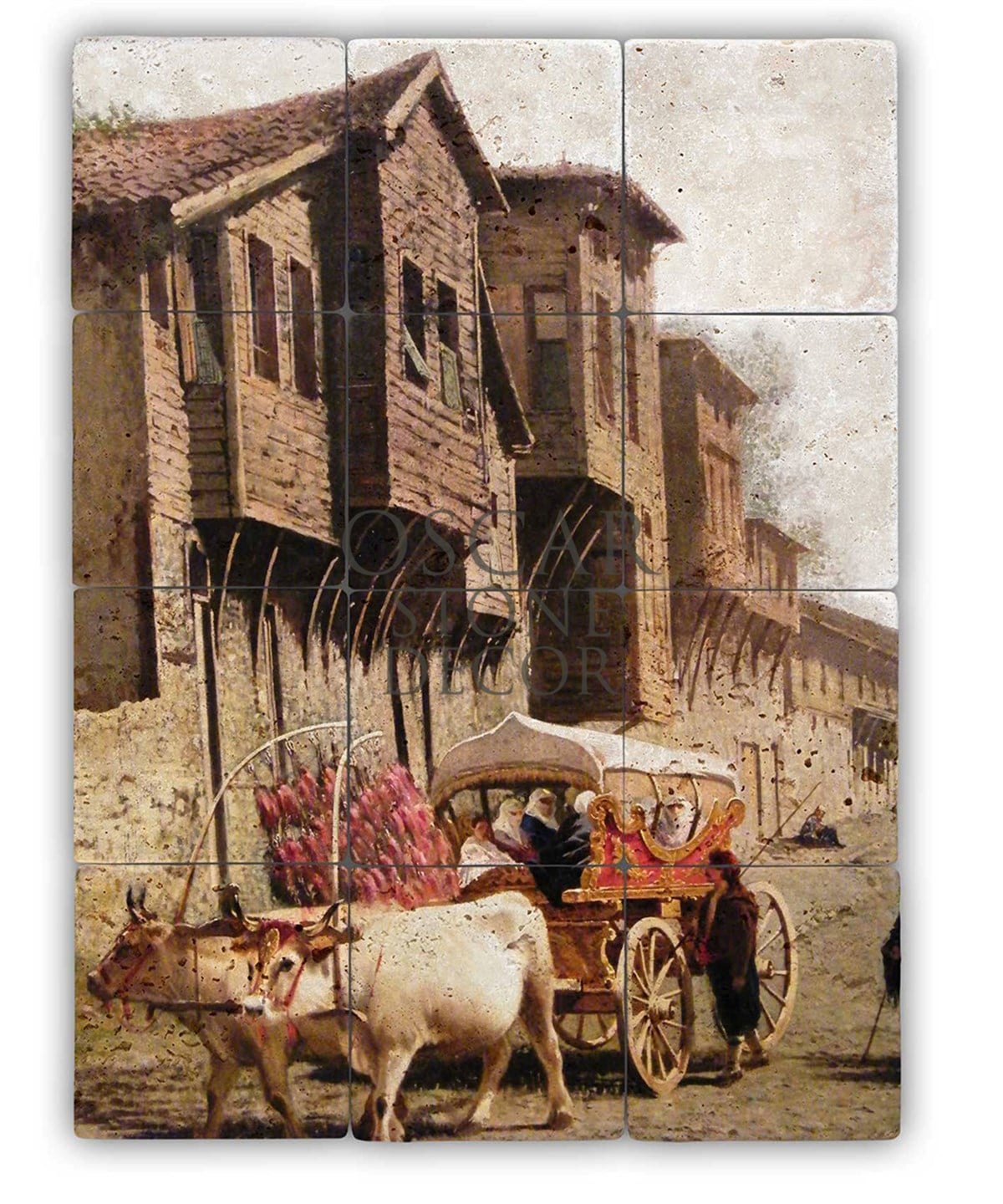 OSCAR STONE DECOR KAFTAN 2 DOĞALTAŞ TABLO / TT120 (STONE TABLE)