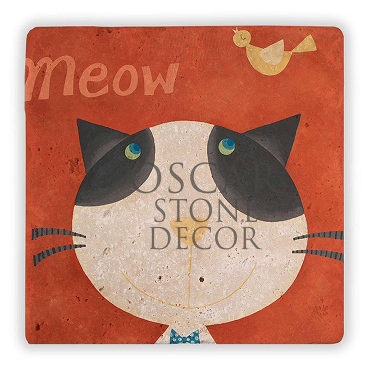 OSCAR STONE DECOR KIRMIZI MİYAV DOĞALTAŞ DUVAR DEKORU / DD121 (WALL DECOR)