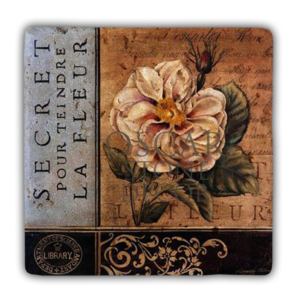 OSCAR STONE DECOR LA FLEUR DOĞALTAŞ DUVAR DEKORU / DD358 (WALL DECOR)