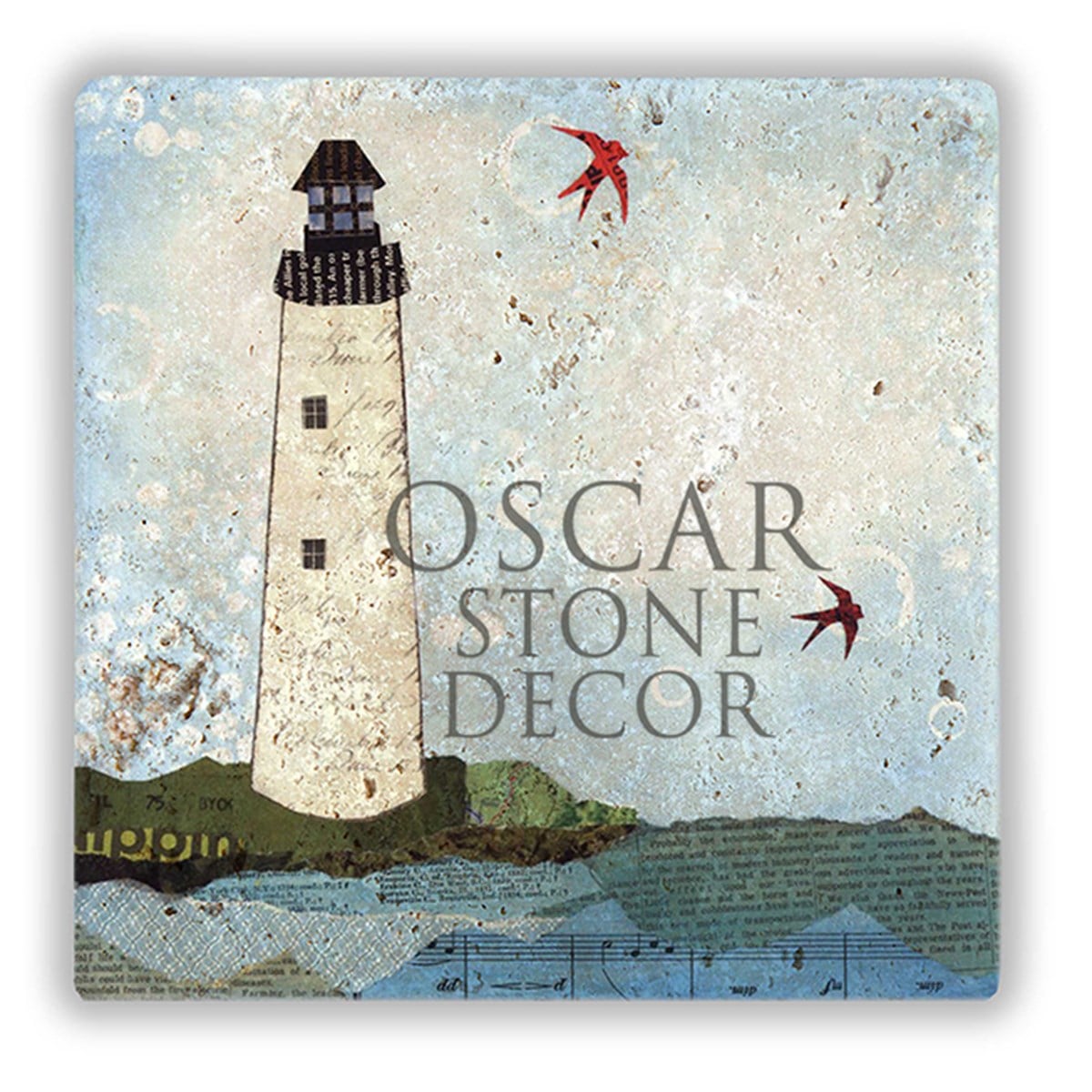 OSCAR STONE DECOR LIGHTHOUSE DOĞALTAŞ DUVAR DEKORU / DD302 (WALL DECOR)