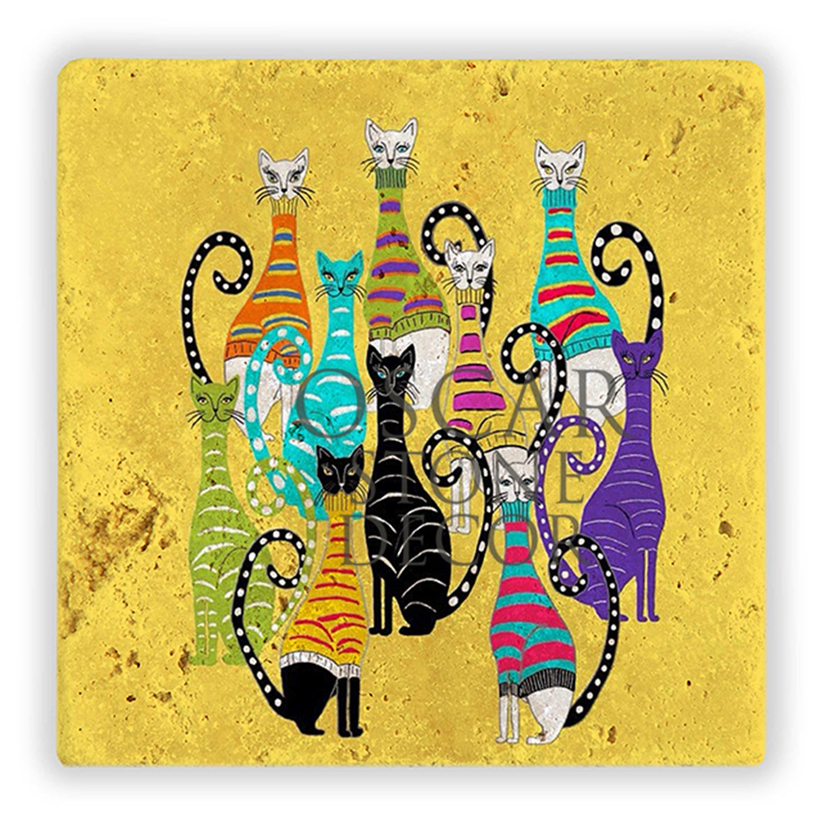OSCAR STONE DECOR LONG CATS DOĞALTAŞ DUVAR DEKORU / DD305 (WALL DECOR)