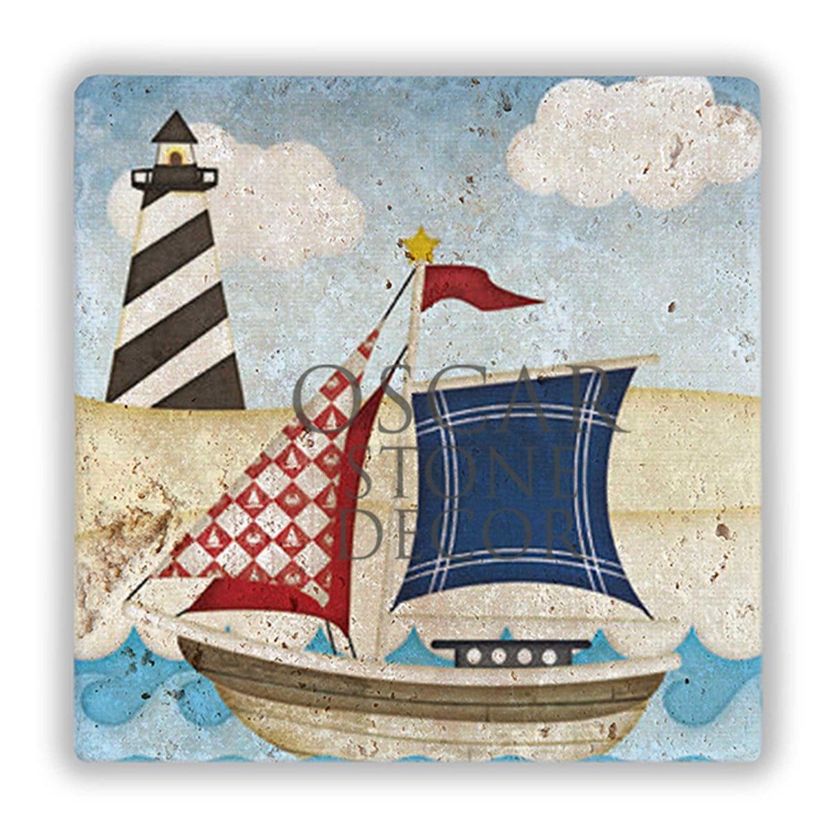 OSCAR STONE DECOR MARINE YACHT II DOĞALTAŞ DUVAR DEKORU / DD303 (WALL DECOR)