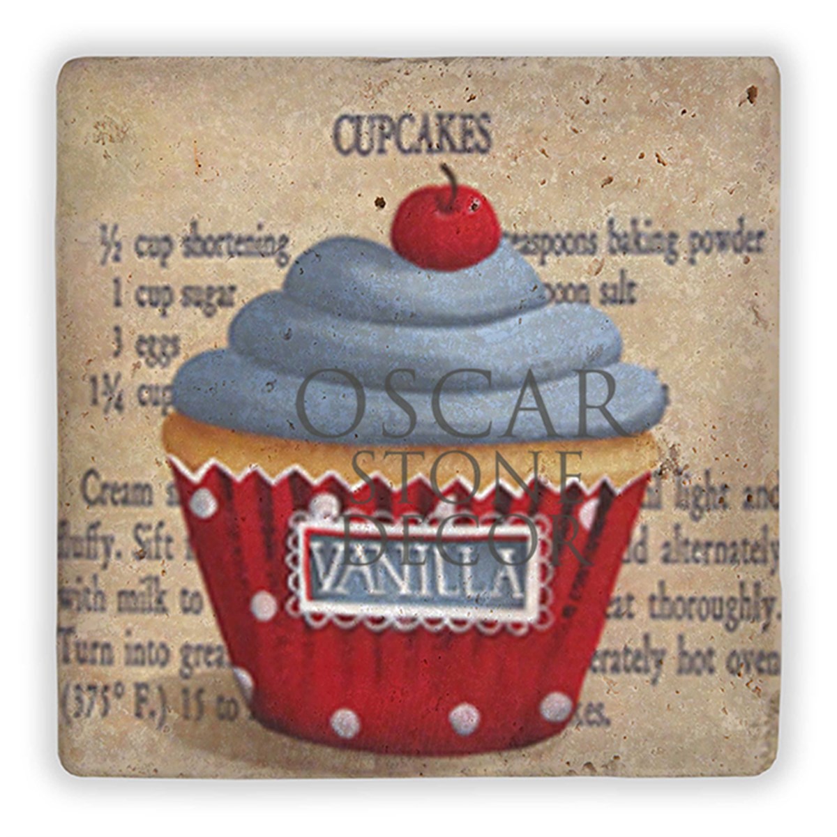 OSCAR STONE DECOR MUFFIN VANILLA DOĞALTAŞ DUVAR DEKORU / DD110 (WALL DECOR)
