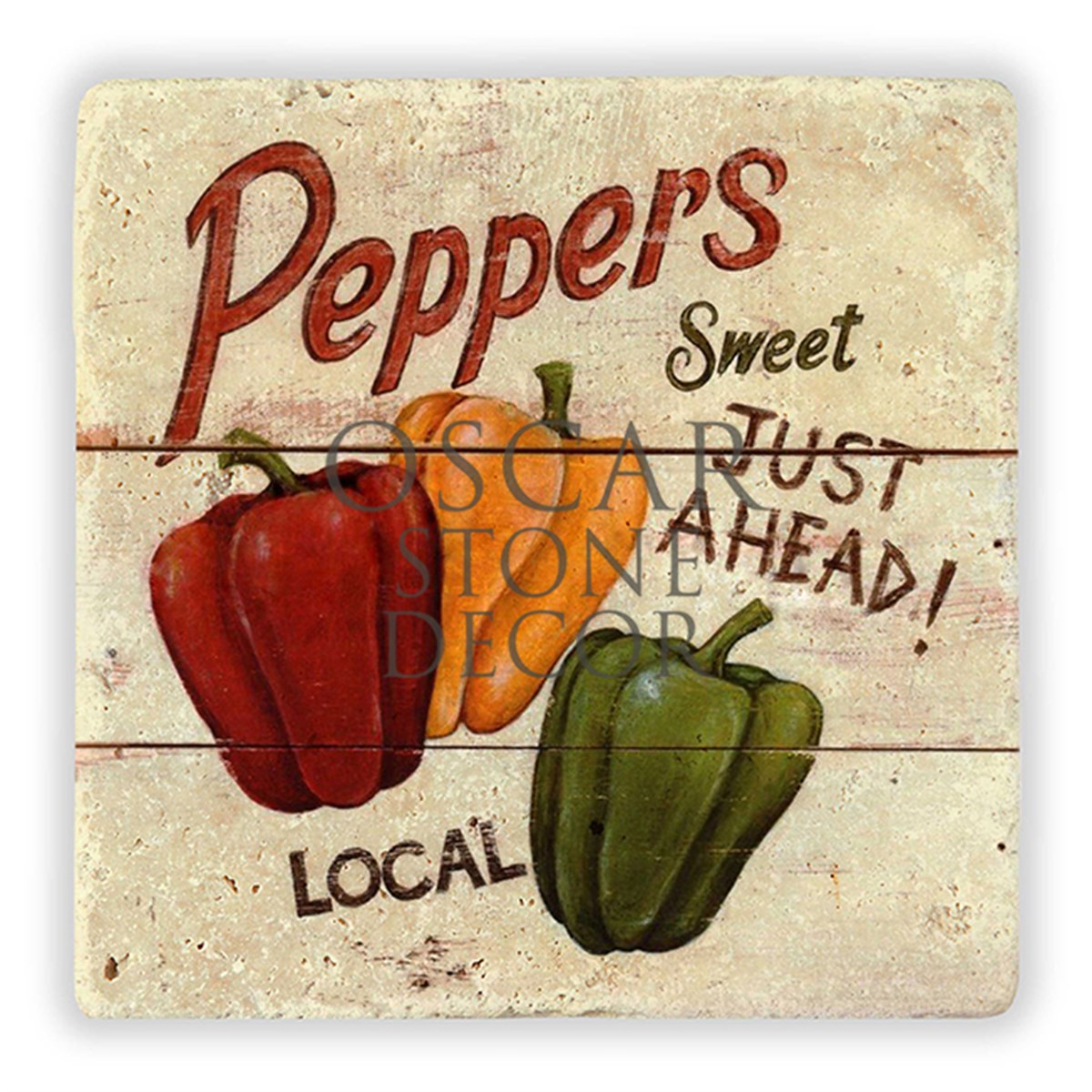 OSCAR STONE DECOR PEPPERS DOĞALTAŞ DUVAR DEKORU / DD193 (WALL DECOR)