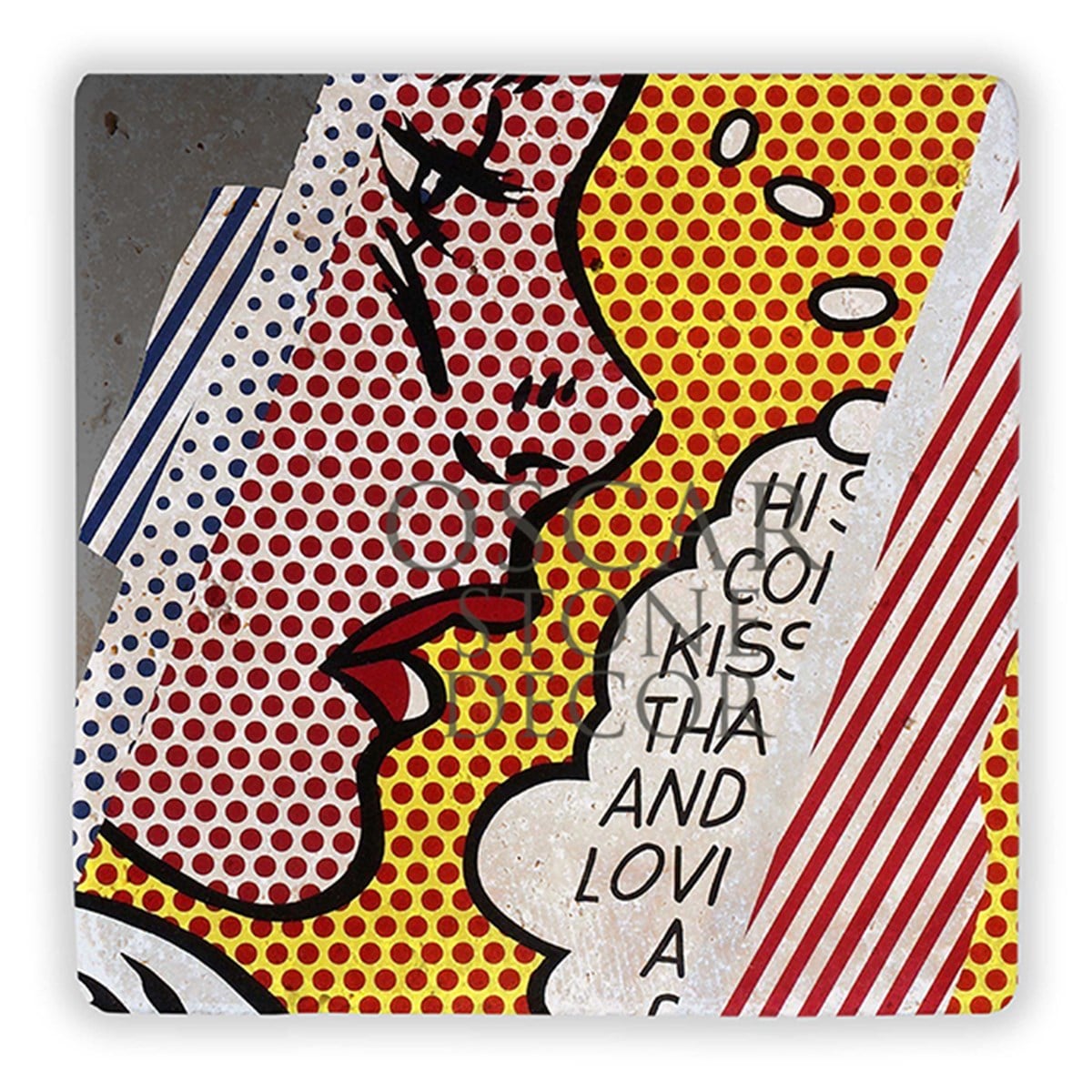 OSCAR STONE DECOR POPART IV DOĞALTAŞ DUVAR DEKORU / DD159 (WALL DECOR)