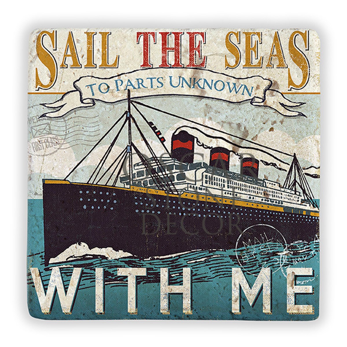 OSCAR STONE DECOR SAIL THE SEAS DOĞALTAŞ DUVAR DEKORU / DD271 (WALL DECOR)
