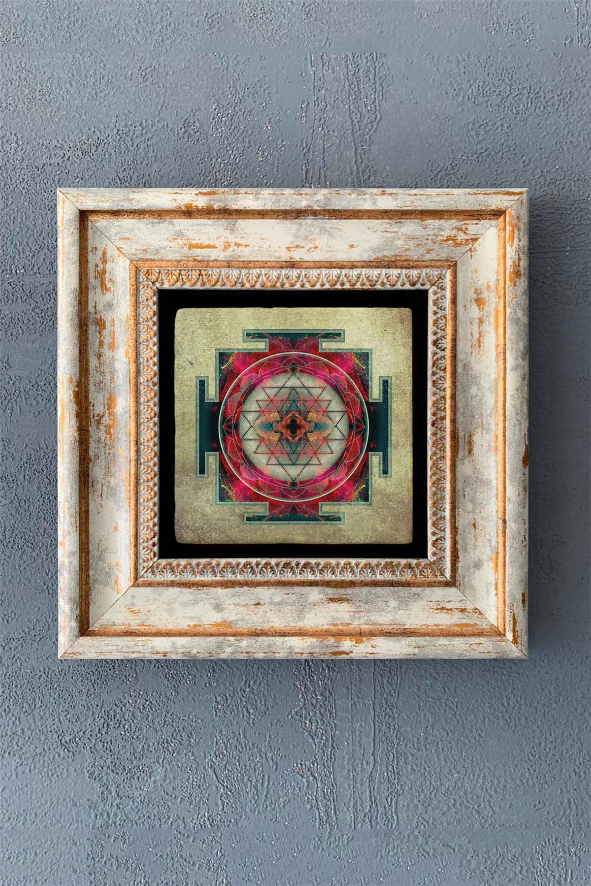 OSCAR STONE DECOR TEKLİ ÇERÇEVELİ DOĞALTAŞ DUVAR DEKORU / CDD1-40-1345 (WALL DECOR)