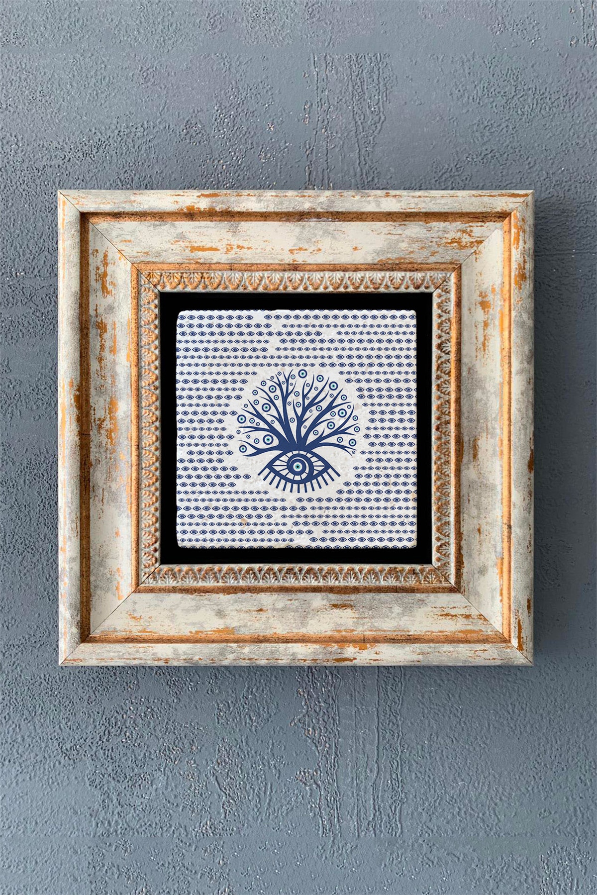 OSCAR STONE DECOR TEKLİ ÇERÇEVELİ DOĞALTAŞ DUVAR DEKORU / CDD1-40-1179 (WALL DECOR)