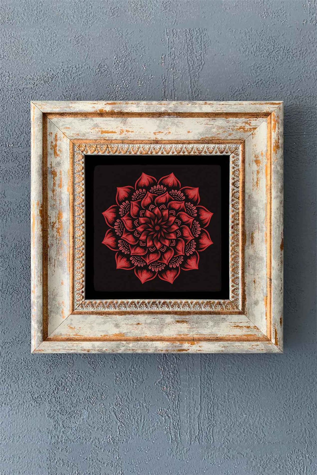 OSCAR STONE DECOR TEKLİ ÇERÇEVELİ DOĞALTAŞ DUVAR DEKORU / CDD1-40-1359 (WALL DECOR)