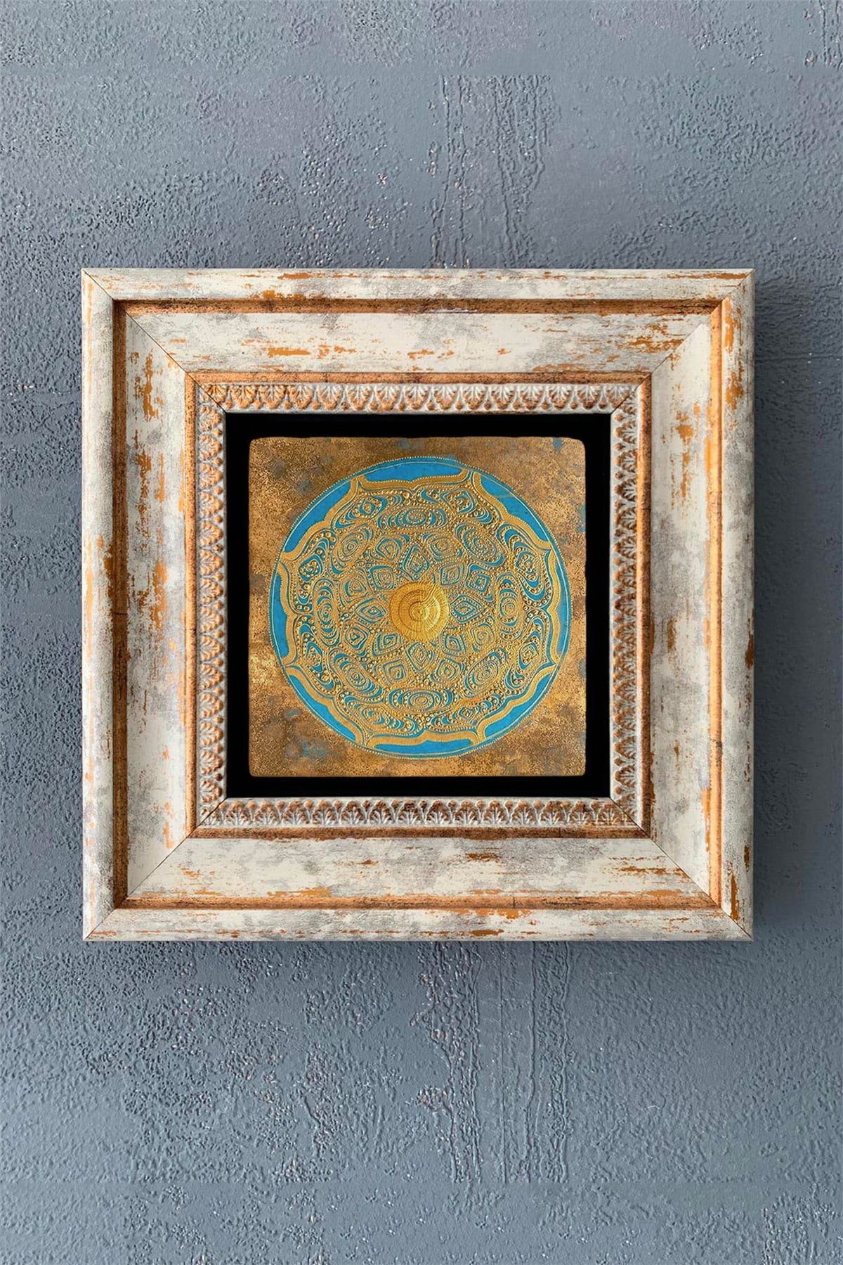 OSCAR STONE DECOR TEKLİ ÇERÇEVELİ DOĞALTAŞ DUVAR DEKORU / CDD1-40-1022 (WALL DECOR)