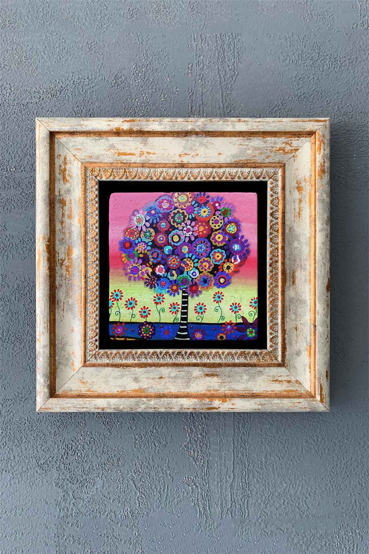 OSCAR STONE DECOR TEKLİ ÇERÇEVELİ DOĞALTAŞ DUVAR DEKORU / CDD1-40-1302 (WALL DECOR)