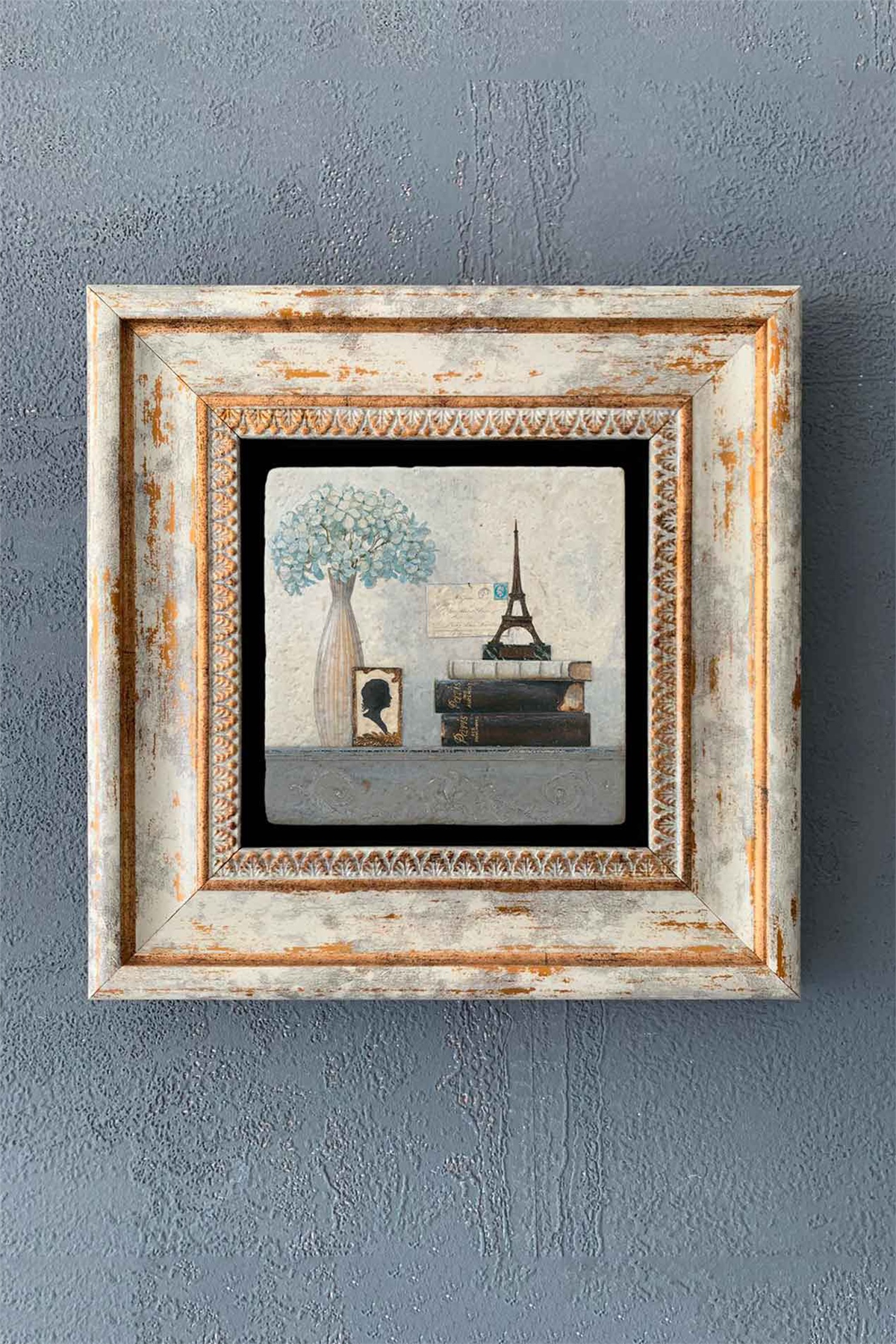 OSCAR STONE DECOR TEKLİ ÇERÇEVELİ DOĞALTAŞ DUVAR DEKORU / CDD1-40-1266 (WALL DECOR)